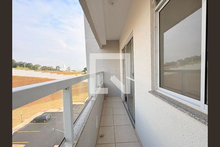 Sacada da Sala/Cozinha de apartamento para alugar com 3 quartos, 54m² em Vila Rio Branco, Jundiaí