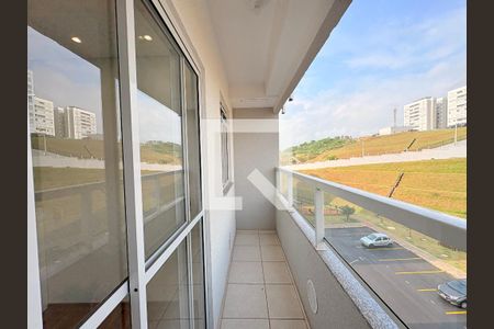 Sacada da Sala/Cozinha de apartamento para alugar com 3 quartos, 54m² em Vila Rio Branco, Jundiaí