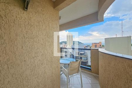 varanda de apartamento para alugar com 2 quartos, 76m² em Tortuga, Guarujá