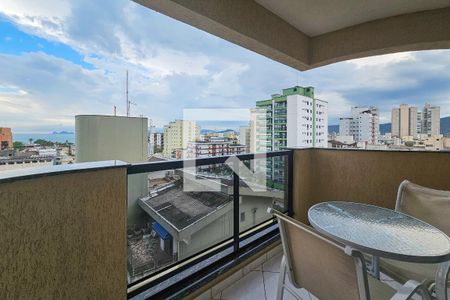 varanda  de apartamento para alugar com 2 quartos, 76m² em Tortuga, Guarujá