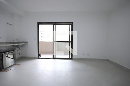 Sala / Cozinha / Área de Serviço de apartamento para alugar com 1 quarto, 47m² em Parque das Nações, Santo André