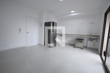 Sala / Cozinha / Área de Serviço de apartamento para alugar com 1 quarto, 47m² em Parque das Nações, Santo André
