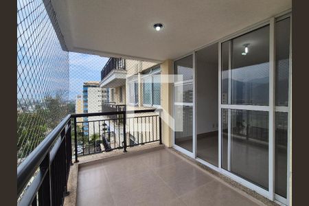 Varanda  de apartamento para alugar com 2 quartos, 70m² em Recreio dos Bandeirantes, Rio de Janeiro