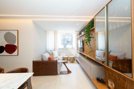 SALA de apartamento para alugar com 2 quartos, 75m² em Belvedere, Belo Horizonte