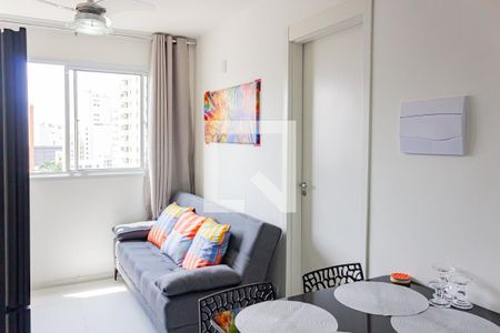 Sala/Cozinha de apartamento para alugar com 1 quarto, 25m² em Barra Funda, São Paulo