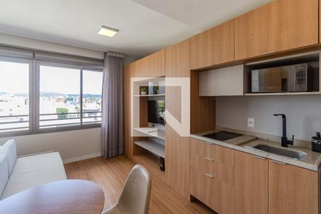 Sala/Cozinha de kitnet/studio para alugar com 1 quarto, 30m² em Farroupilha, Porto Alegre