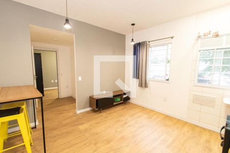 Sala/cozinha de apartamento à venda com 1 quarto, 36m² em Vila Independencia, São Paulo