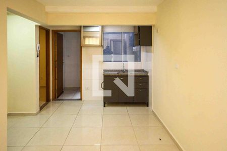 Sala/Cozinha de apartamento para alugar com 2 quartos, 35m² em Vila Regente Feijó, São Paulo