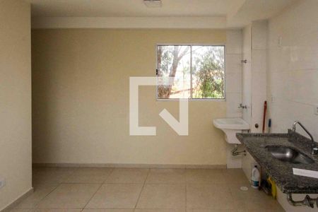 Sala Cozinha e Área de Serviço de apartamento para alugar com 2 quartos, 34m² em Vila Regente Feijó, São Paulo