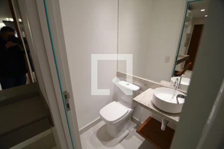 Lavabo de apartamento para alugar com 1 quarto, 55m² em Nova Campinas, Campinas