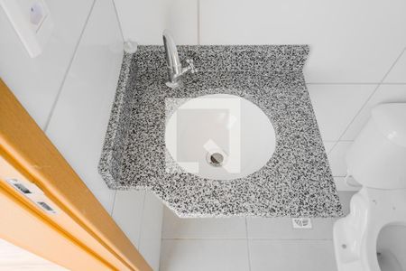 Banheiro da Suíte de apartamento para alugar com 2 quartos, 54m² em Parque Residencial Flamboyant, São José dos Campos