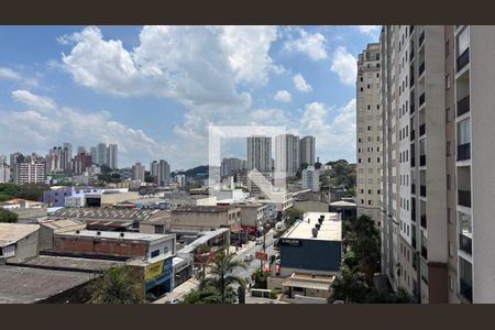 Sala - Varanda  vista  de apartamento para alugar com 2 quartos, 48m² em Nova Petrópolis, São Bernardo do Campo