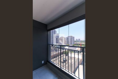 Varanda Sala/Cozinha de kitnet/studio para alugar com 1 quarto, 30m² em Belenzinho, São Paulo