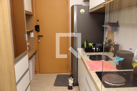 Sala/Cozinha de kitnet/studio para alugar com 1 quarto, 23m² em Costa Azul, Salvador