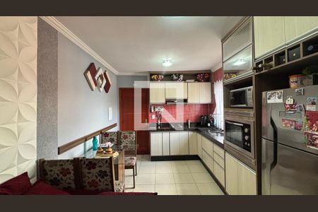 Sala - Cozinha de apartamento à venda com 2 quartos, 76m² em Jardim Marek, Santo André