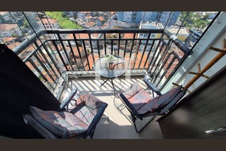 Sala de apartamento à venda com 2 quartos, 49m² em Jardim Cristiane, Santo André