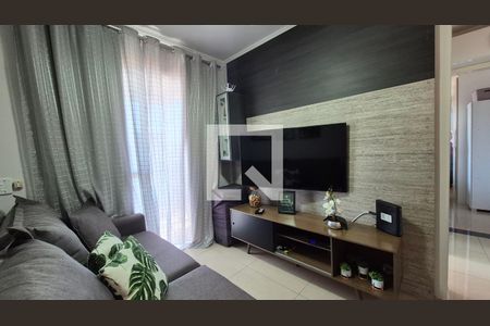 Sala de apartamento à venda com 2 quartos, 49m² em Jardim Cristiane, Santo André
