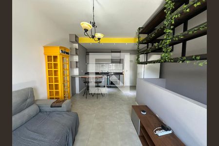 Sala de apartamento para alugar com 1 quarto, 52m² em Bethaville I, Barueri