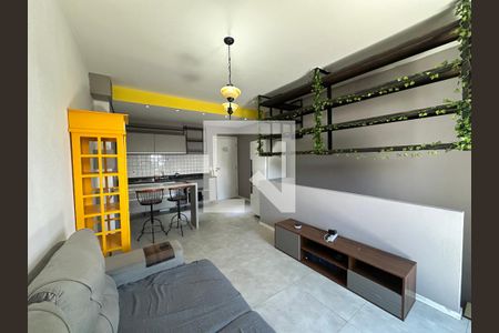 Sala de apartamento para alugar com 1 quarto, 52m² em Bethaville I, Barueri