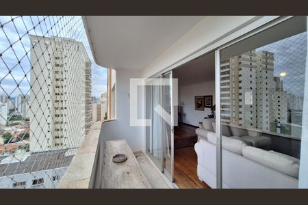 Varanda da Sala de apartamento para alugar com 3 quartos, 176m² em Pompeia, São Paulo