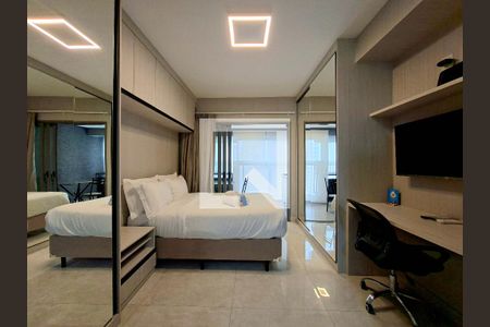 Studio de kitnet/studio para alugar com 1 quarto, 31m² em Indianópolis, São Paulo