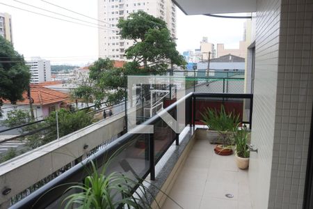 Varanda da Sala de apartamento à venda com 3 quartos, 400m² em Santo Antônio, São Caetano do Sul