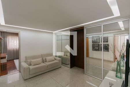 Sala 2 de apartamento à venda com 4 quartos, 192m² em Belvedere, Belo Horizonte