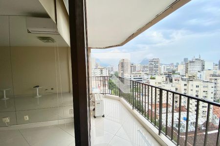 Varanda  de apartamento à venda com 1 quarto, 55m² em Leblon, Rio de Janeiro