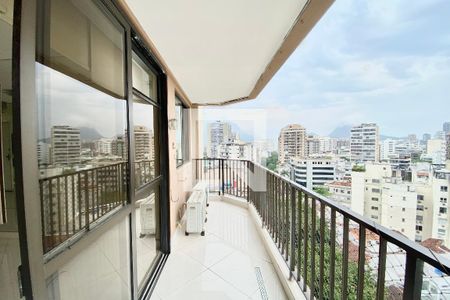 Varanda  de apartamento à venda com 1 quarto, 55m² em Leblon, Rio de Janeiro