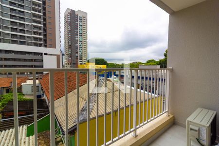 Varanda de kitnet/studio para alugar com 1 quarto, 26m² em Santo Amaro, São Paulo