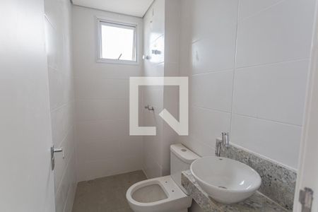 Banheiro da Suíte de apartamento à venda com 3 quartos, 80m² em Serra, Belo Horizonte