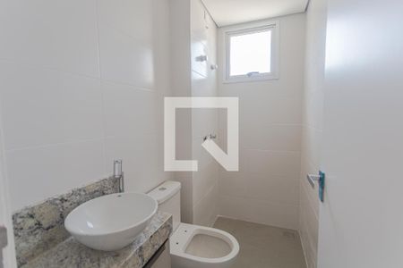 Banheiro da Suíte  de apartamento à venda com 2 quartos, 60m² em Serra, Belo Horizonte