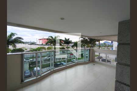 Varanda - Sala de apartamento para alugar com 3 quartos, 98m² em Barra da Tijuca, Rio de Janeiro
