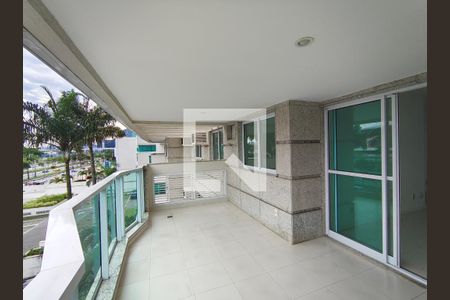 Varanda - Sala de apartamento para alugar com 3 quartos, 98m² em Barra da Tijuca, Rio de Janeiro