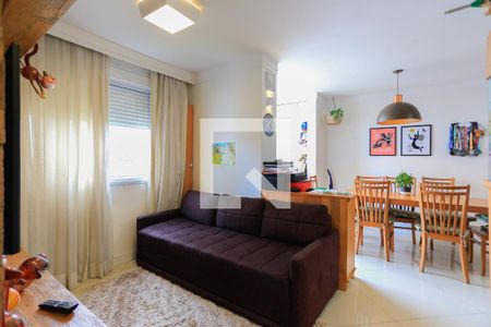 Sala estendida  de apartamento à venda com 2 quartos, 60m² em Jaguaré, São Paulo