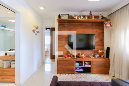 Sala estendida  de apartamento à venda com 2 quartos, 60m² em Jaguaré, São Paulo