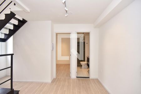 Sala/Cozinha de apartamento para alugar com 1 quarto, 58m² em Vila Plana, São Paulo