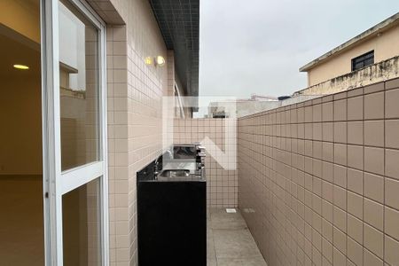 Varanda da Sala de casa para alugar com 3 quartos, 125m² em Embaré, Santos