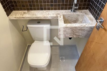 Lavabo  de casa para alugar com 3 quartos, 125m² em Embaré, Santos