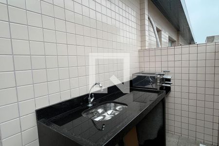 Varanda Gourmet de casa para alugar com 3 quartos, 125m² em Embaré, Santos