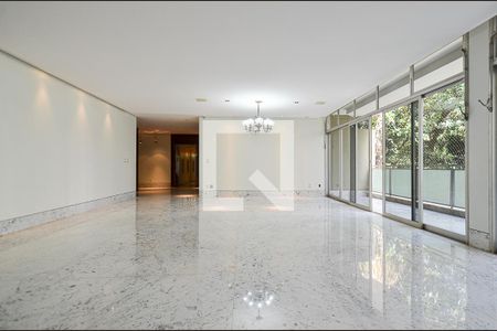 Sala de Estar de apartamento para alugar com 5 quartos, 410m² em Serra, Belo Horizonte
