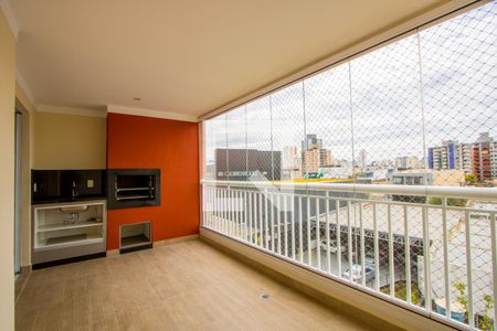 Varanda da Sala de apartamento para alugar com 3 quartos, 115m² em Vila Valparaíso, Santo André