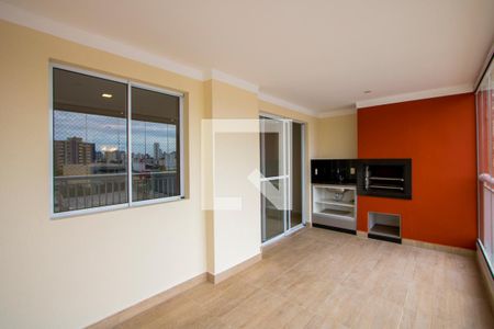 Varanda da Sala de apartamento para alugar com 3 quartos, 115m² em Vila Valparaíso, Santo André
