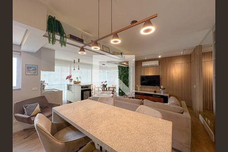 Sala/Cozinha de apartamento à venda com 2 quartos, 79m² em Vila Anastácio, São Paulo