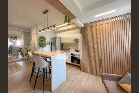 Sala/Cozinha de apartamento à venda com 2 quartos, 79m² em Vila Anastácio, São Paulo