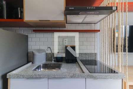 Cozinha de apartamento para alugar com 1 quarto, 24m² em Vila Butantã, São Paulo