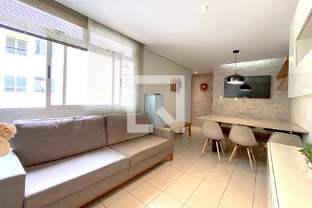 Sala de apartamento à venda com 3 quartos, 78m² em Buritis, Belo Horizonte