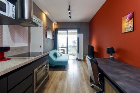 Studio de kitnet/studio para alugar com 1 quarto, 42m² em Cidade Monções, São Paulo