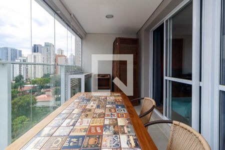 Varanda de kitnet/studio para alugar com 1 quarto, 42m² em Cidade Monções, São Paulo