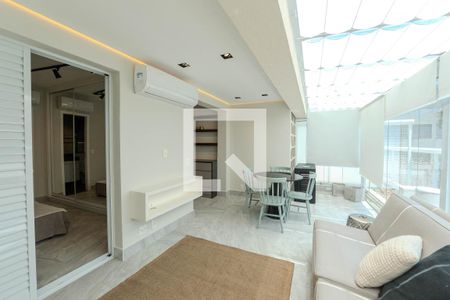 Sala de apartamento para alugar com 1 quarto, 65m² em Bela Vista, São Paulo